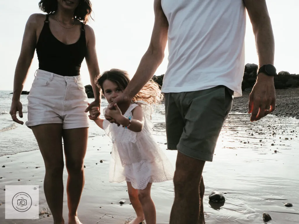 family beach shoot hove